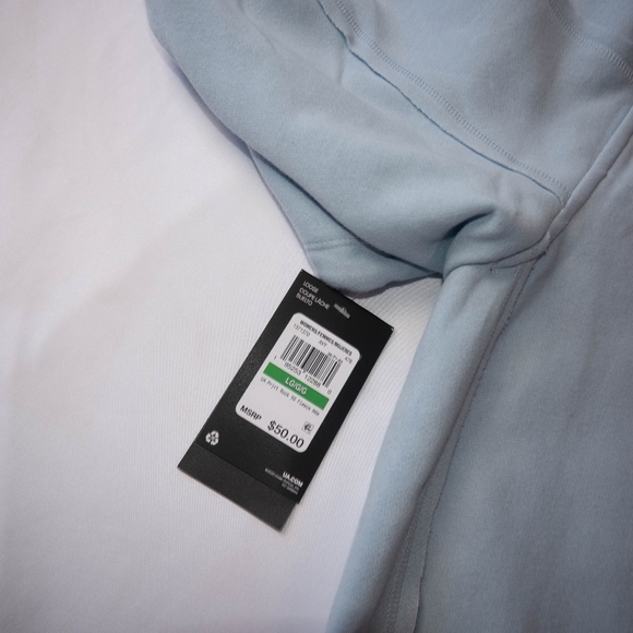 Under Armour Project Rock Womens Large  Blue Short Sleeve Fleece Hoodie - Picture 12 of 12